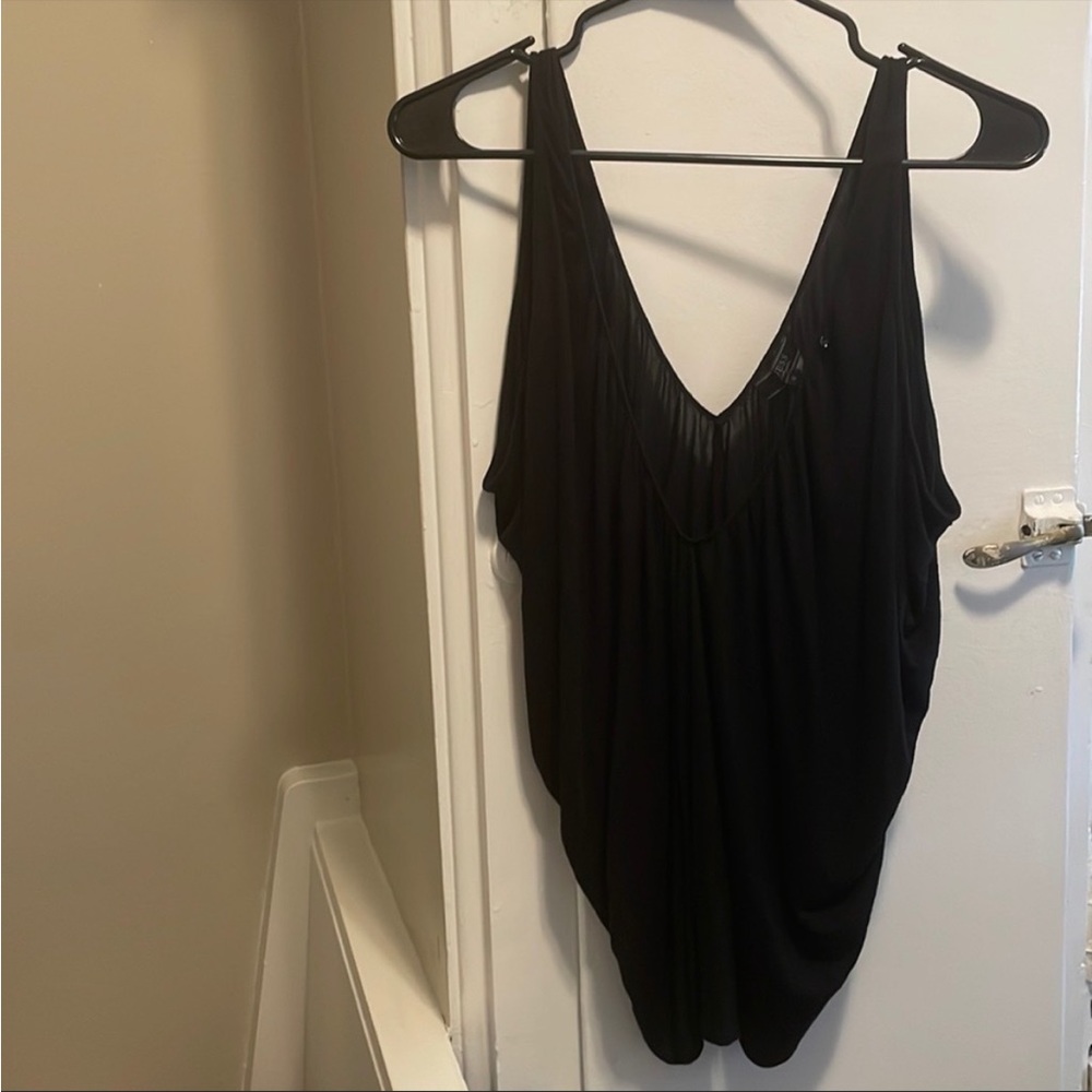 Guess Black Sleeveless Top Size S